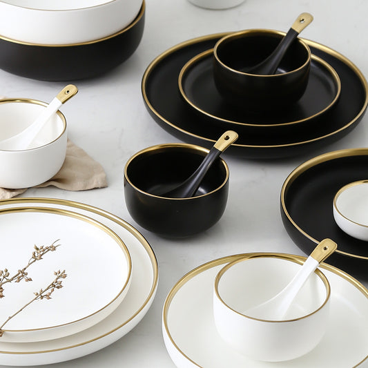 Big Soup Bowl | Rice Bowl | Household Ceramic Plate